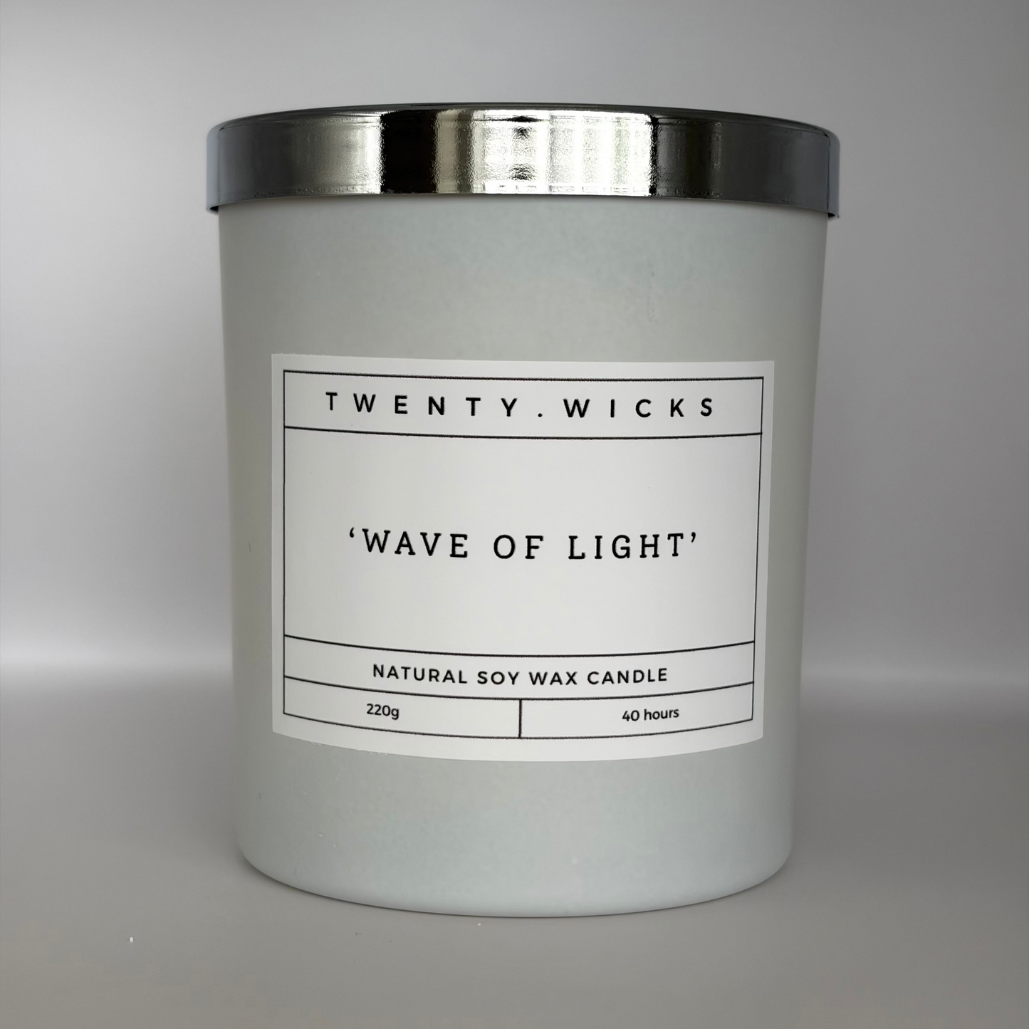 Wave of Light Candle