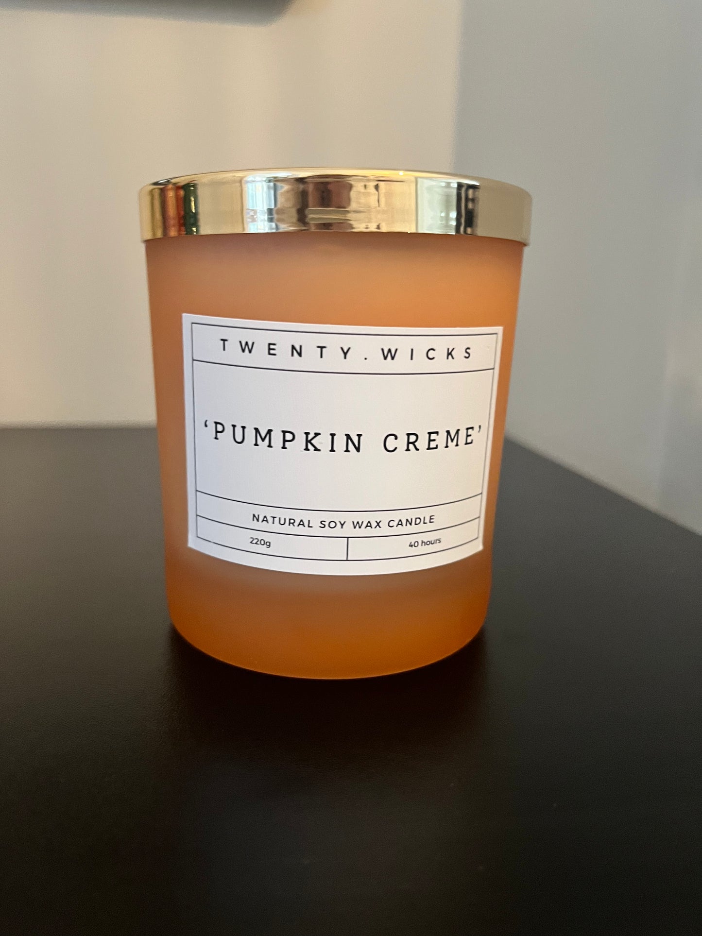 Pumpkin Crème - Luxury Soy Candle